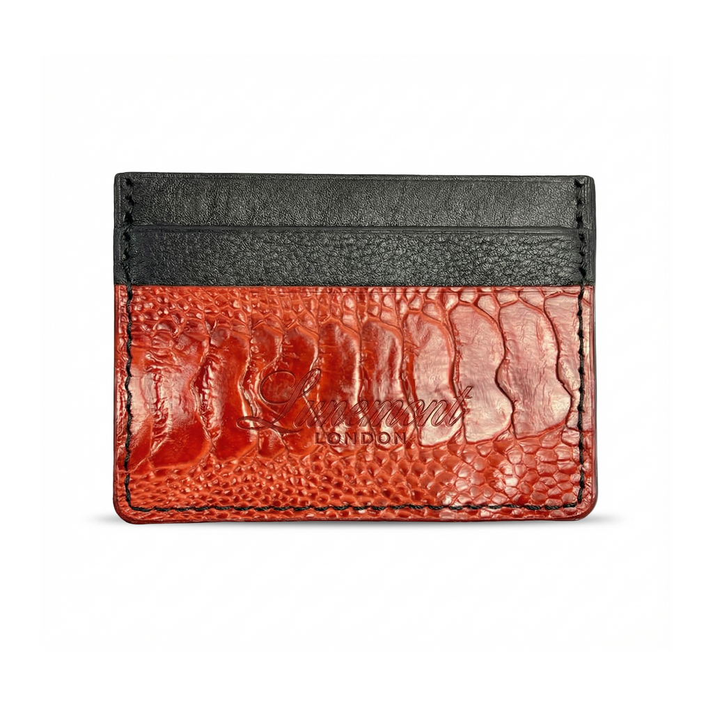 The Heritage - Ostrich Leather Credit Card Holder