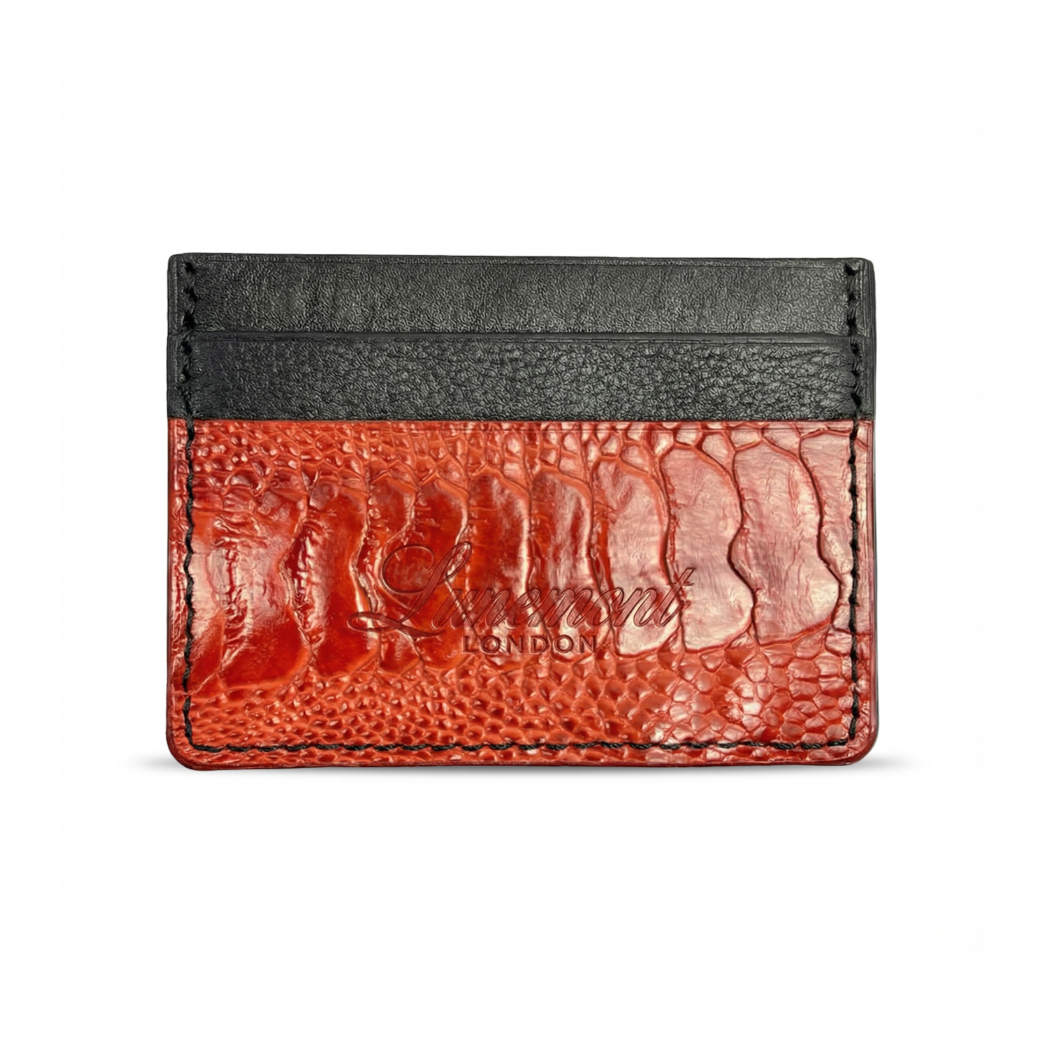 The Heritage - Ostrich Leather Credit Card Holder