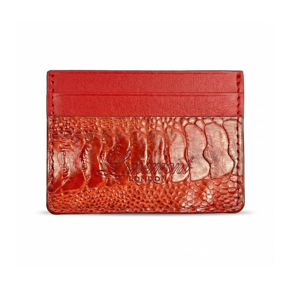 The Heritage - Ostrich Leather Credit Card Holder