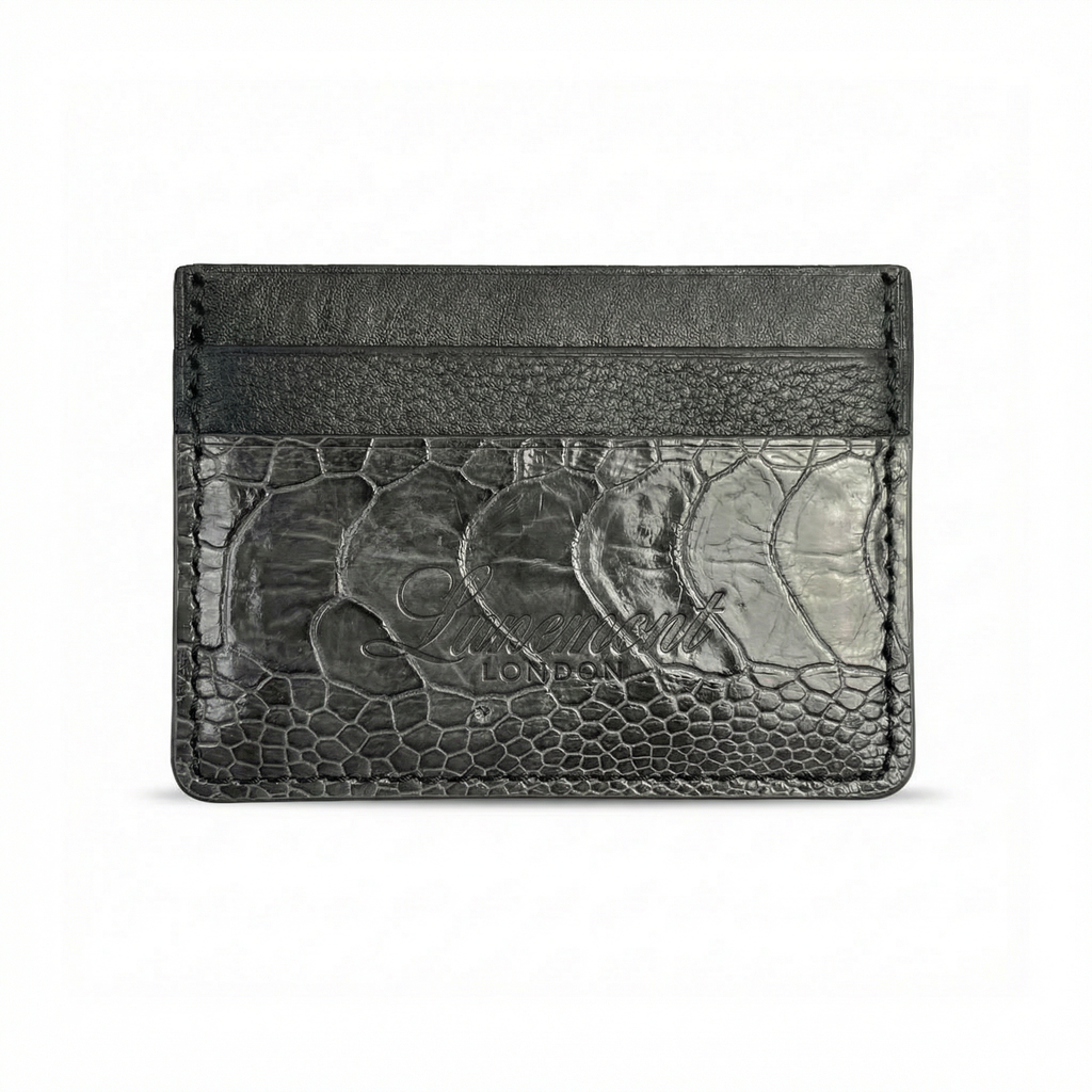 The Heritage - Ostrich Leather Credit Card Holder